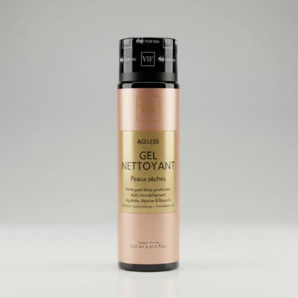 Gel nettoyant peaux seches