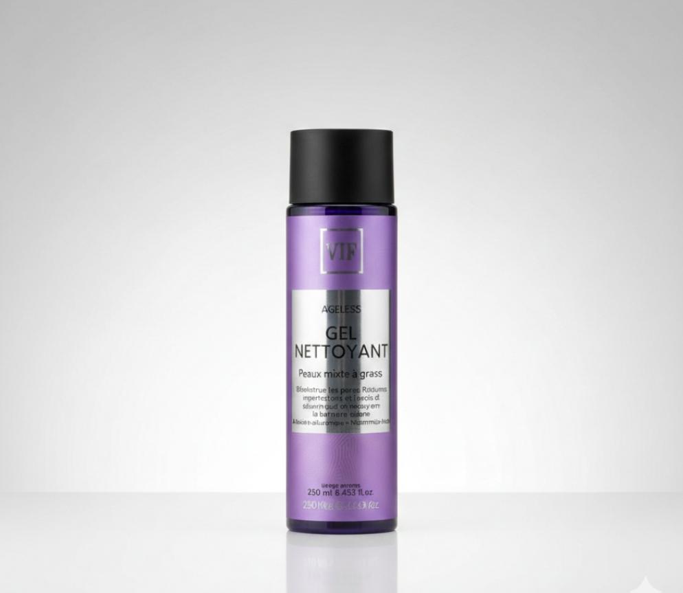 Gel nettoyant peaux mixte à grasse