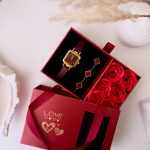 Montre & bracelet présentés dans un coffret élégant